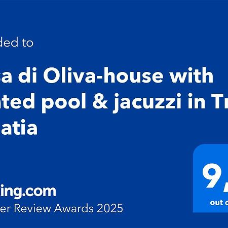 Villa Casa Di Oliva-House With Heated Pool & Jacuzzi In Trilj, Croatia Extérieur photo